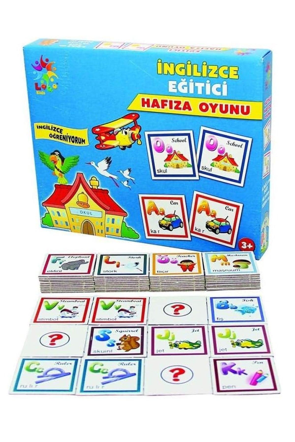 Laço Puzzle Lc024 Eğitici Hafıza Oyunu İngilizce Nesneler