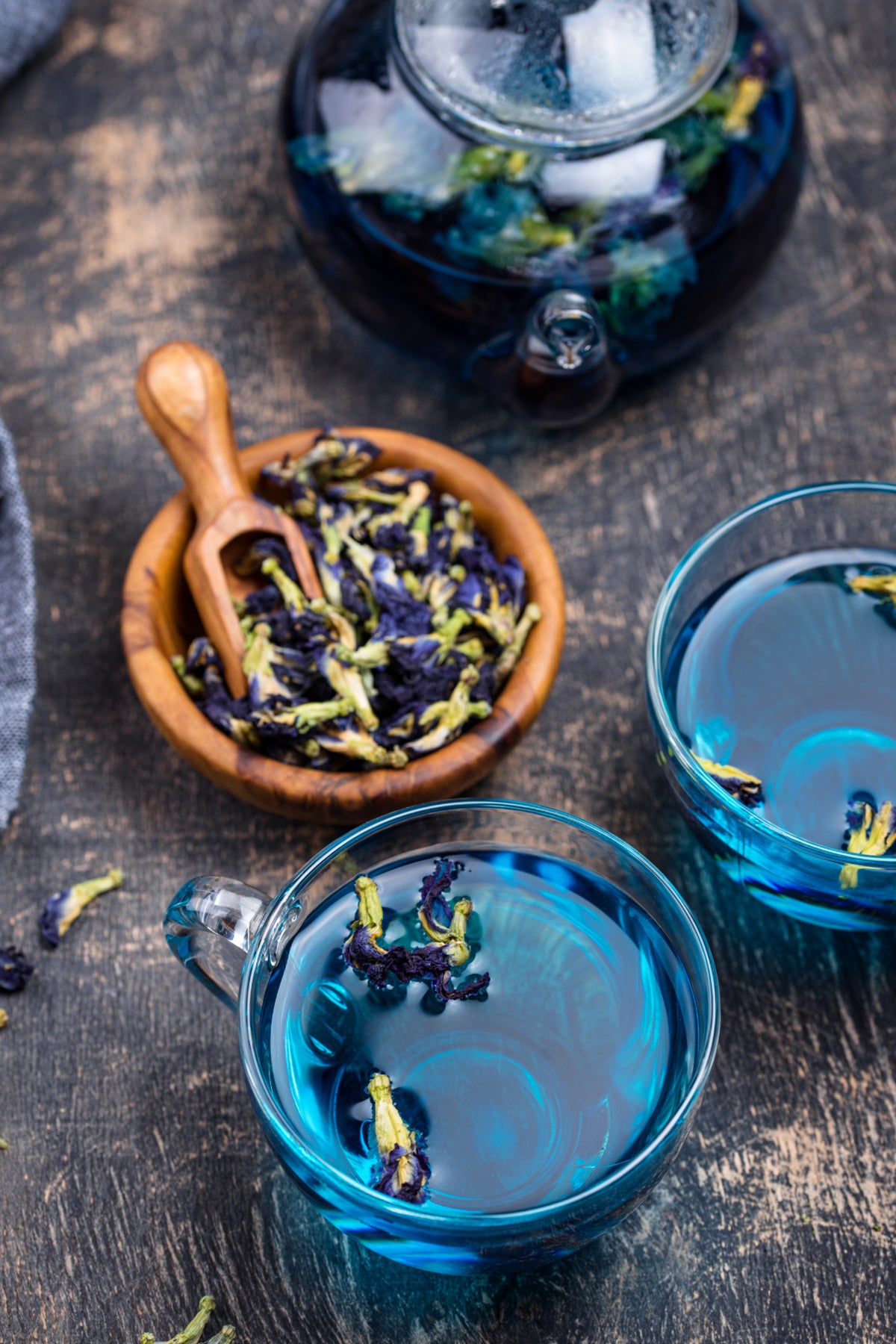 Çay Butterfly Pea Flower Tea Mavi Kelebek Sarmaşığı Çayı Deluxe Seri  25 Gr