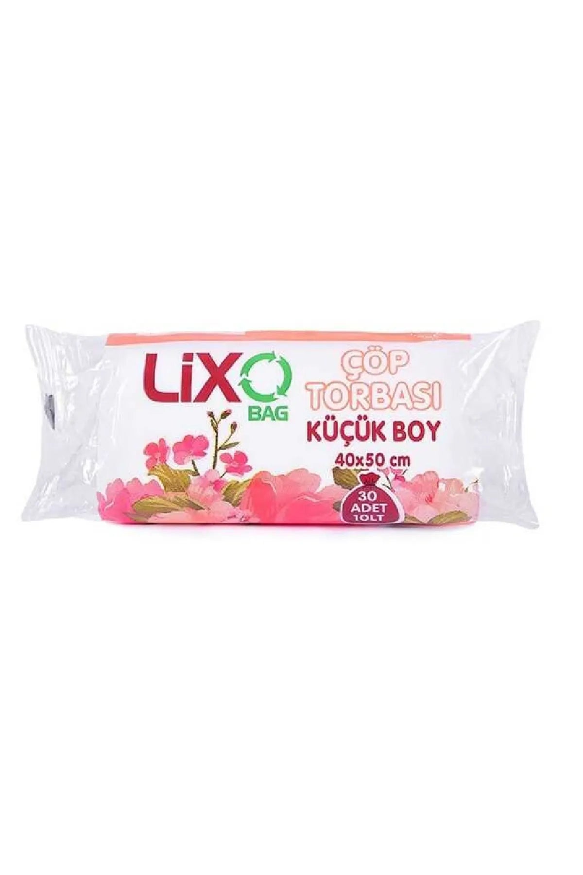 Küçük Boy Çöp Torbası 40 x 50 cm 30 Lu Rulo x 1 Paket = 30 Adet (Şeffaf)