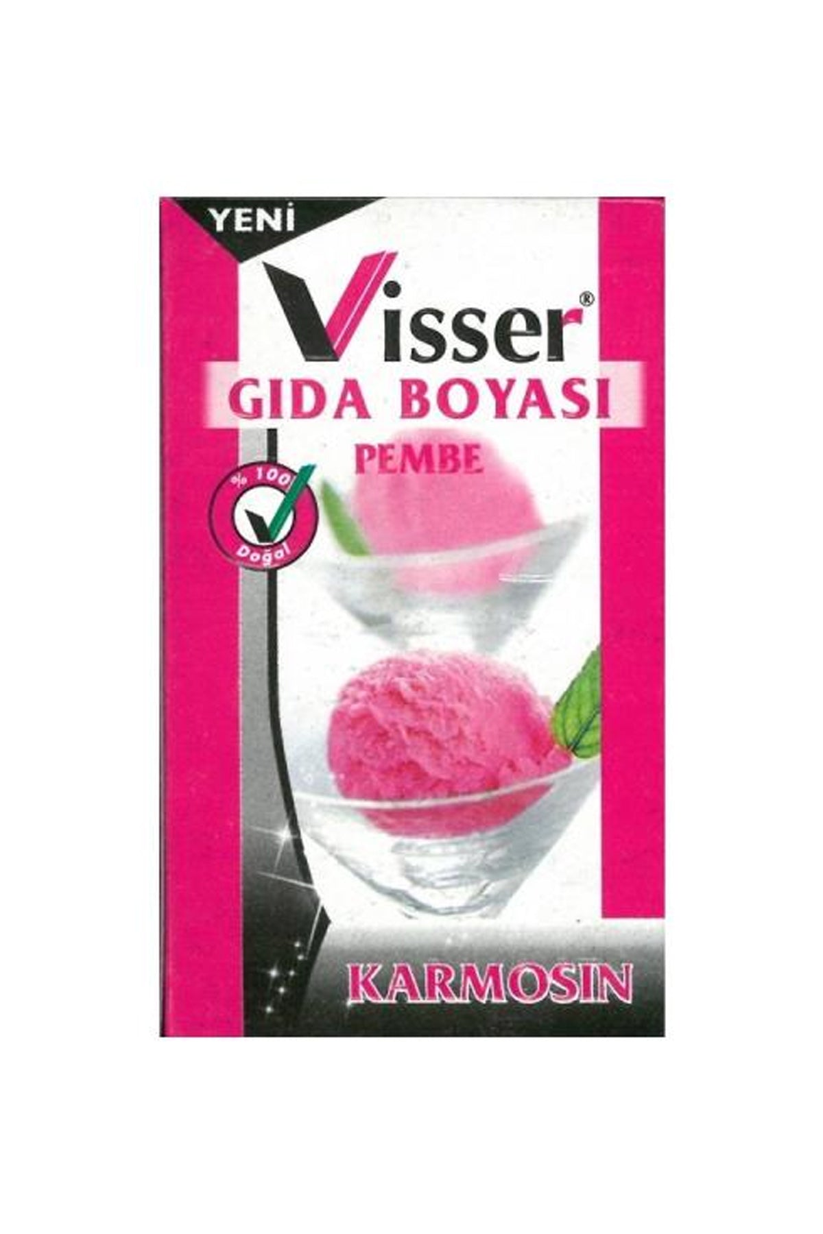 Visser Toz Gıda Boyası Pembe