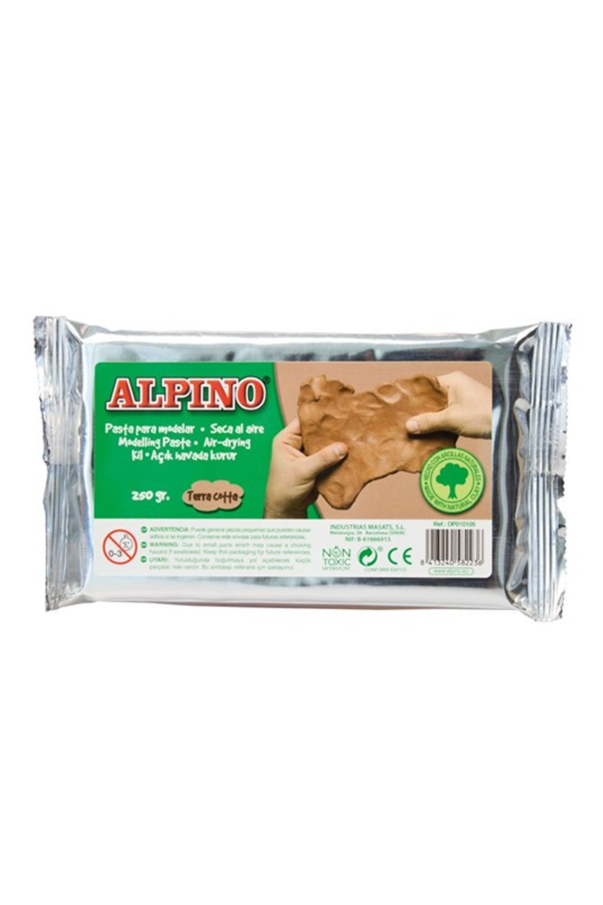 Cem Alpino Dp-010105 Şekillendirme Kili 250 Gr Kahverengi