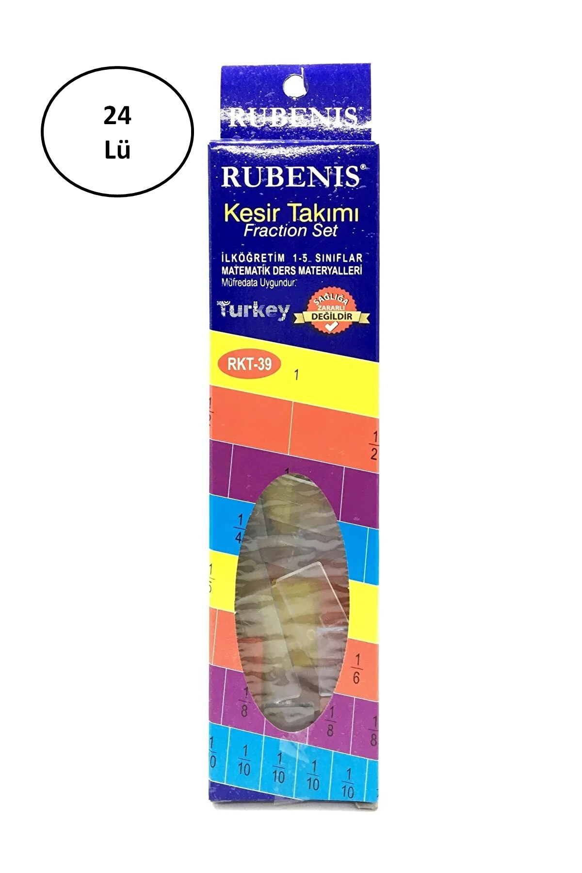 Rubenis Rubenıs Rkt-39 Plastik Kesir Takımı 24'lü