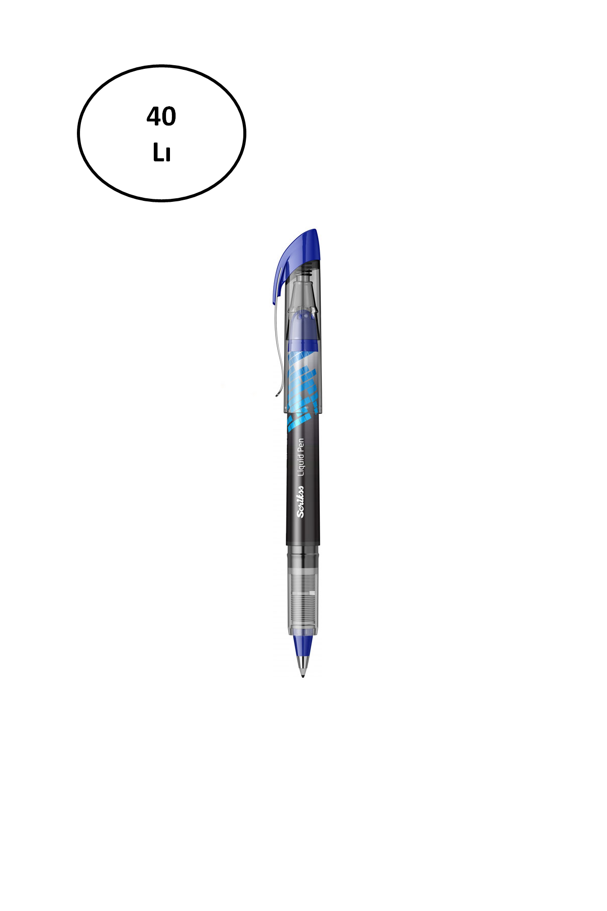 Scrikss Lp 68 Liquid Pen Mavi 40'lı