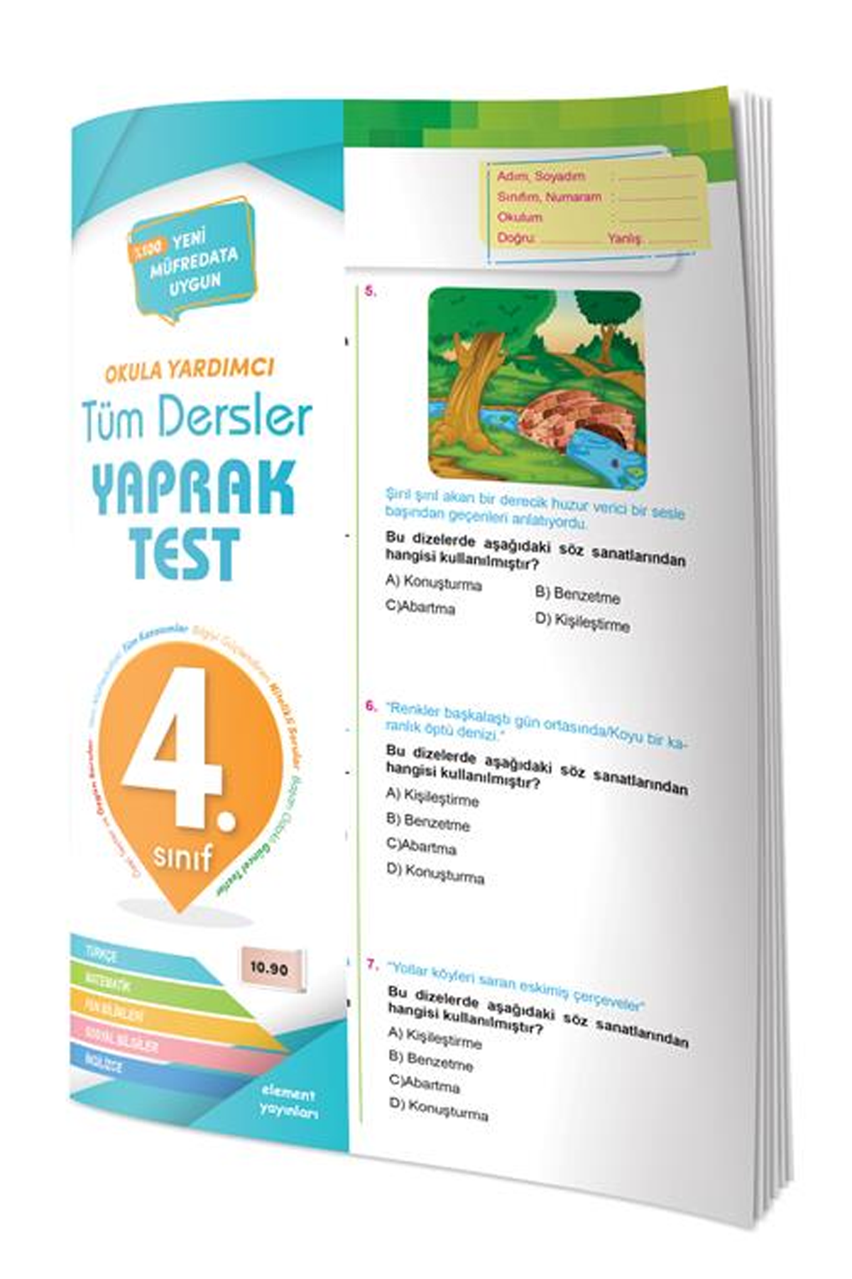 Tüm Dersler Yaprak Test 4