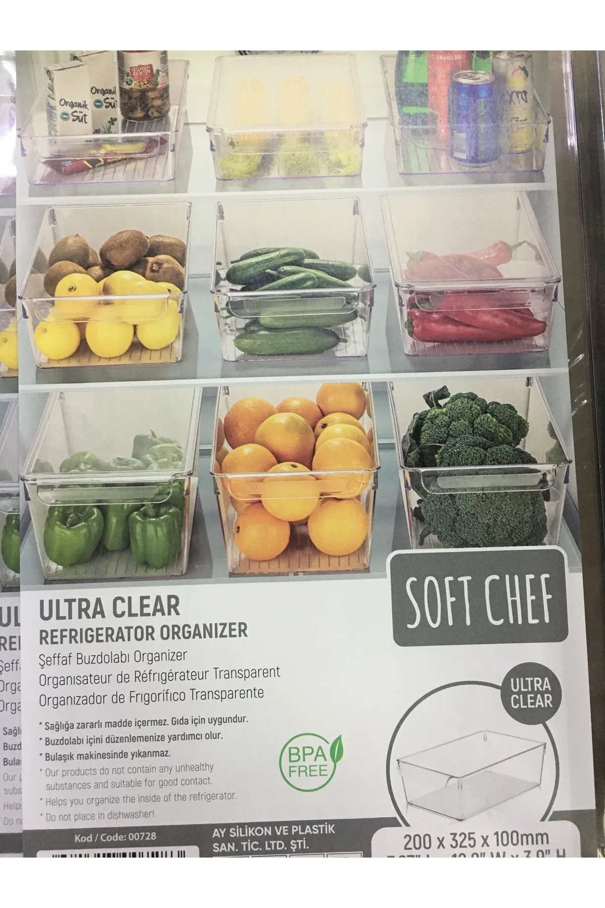 Soft Chef Organizer Dolap Düzeltme 200x325x100 Royaleks-00728