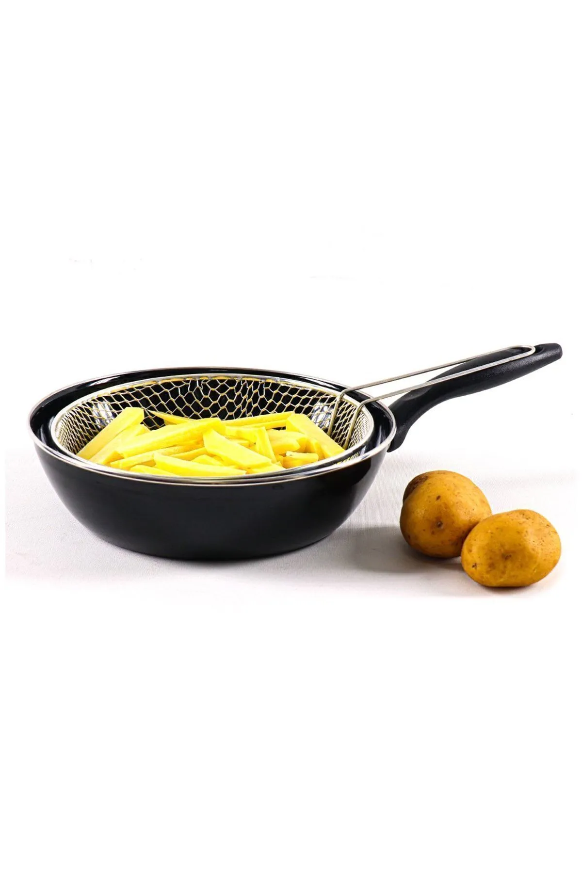 Telli Saplı Fritöz Wok Tava 26 Cm Royaleks-69114