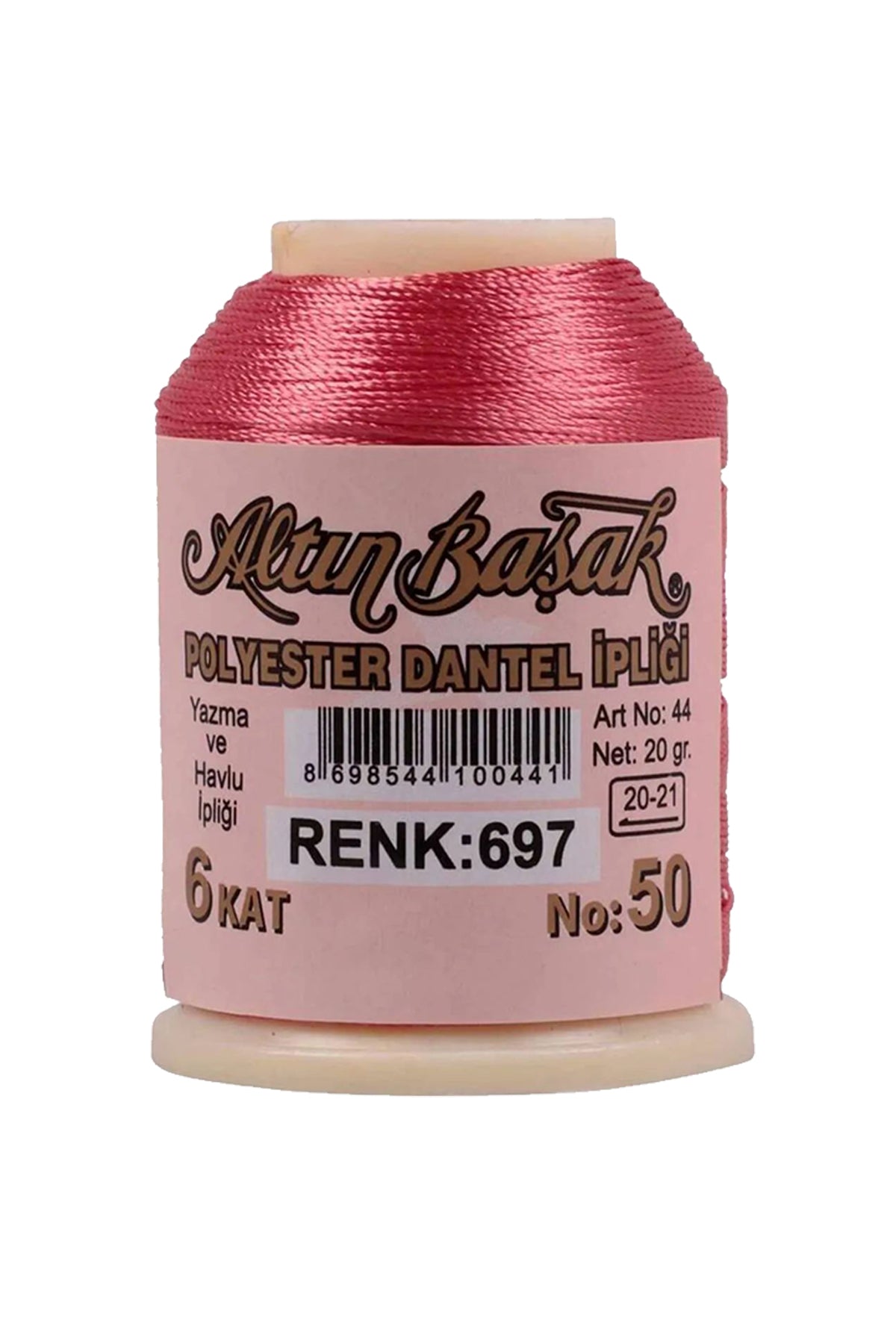 3 Adet Altınbaşak Oya ve Dantel İpi 20 gr - Royaleks - No: 697