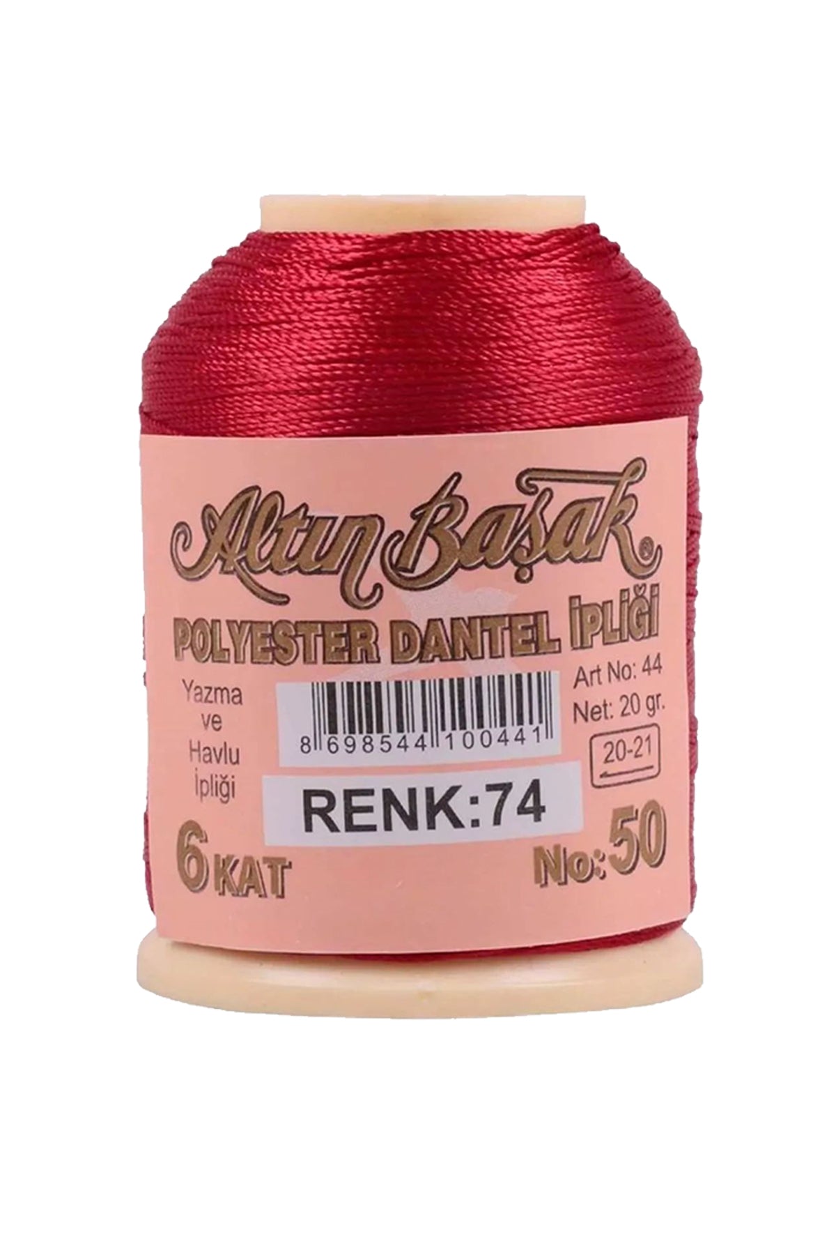 3 Adet Altınbaşak Oya ve Dantel İpi 20 gr - Royaleks - No: 074