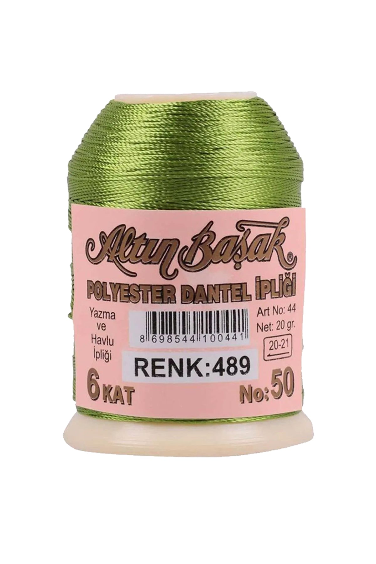 3 Adet Altınbaşak Oya ve Dantel İpi 20 gr - Royaleks - No: 489