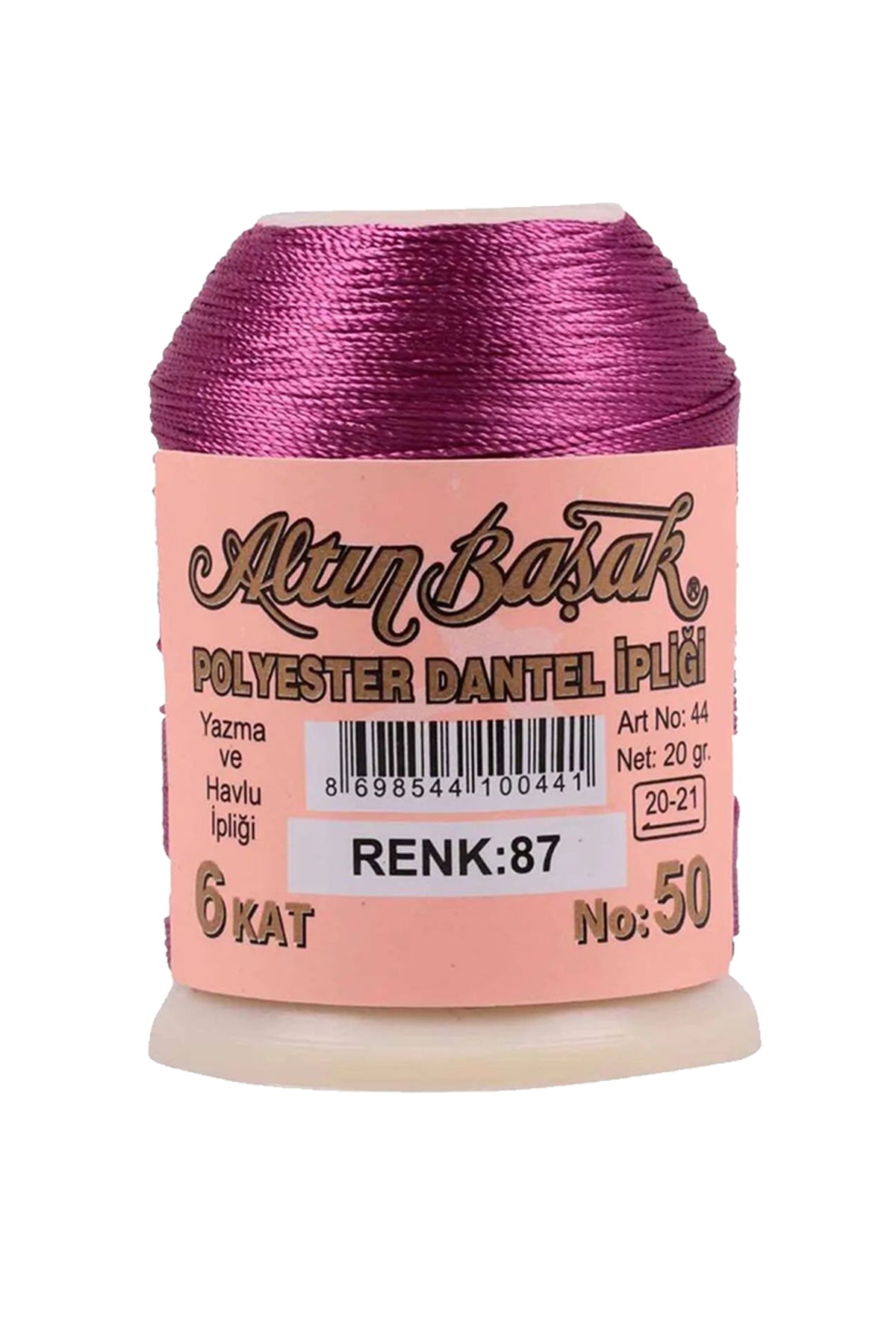 3 Adet Altınbaşak Oya ve Dantel İpi 20 gr - Royaleks - No: 301 - 087 - 383