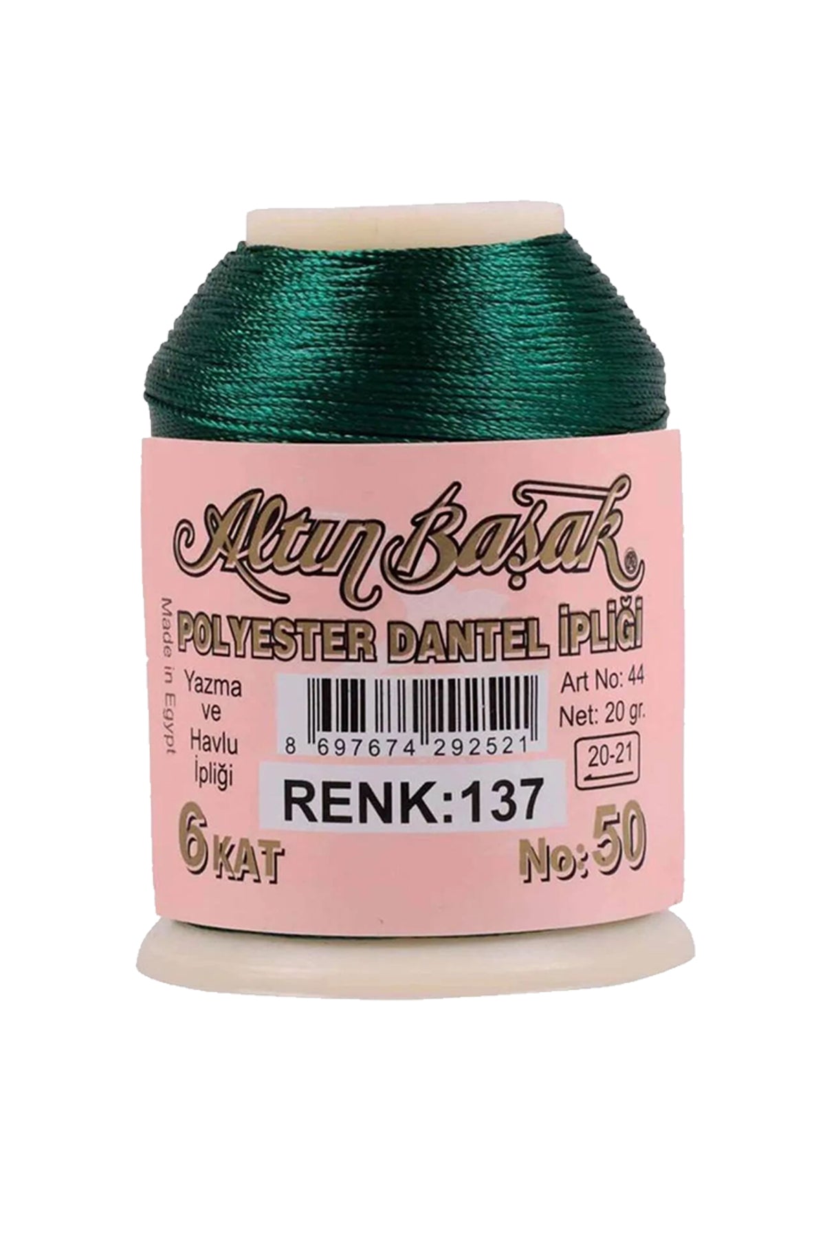 3 Adet Altınbaşak Oya ve Dantel İpi 20 gr - Royaleks - No: 822 - 554 - 137