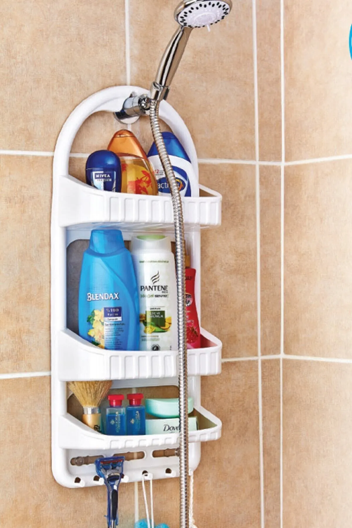 Duşa Asılabilir Şampuanlık Shower Caddy Turk-09165