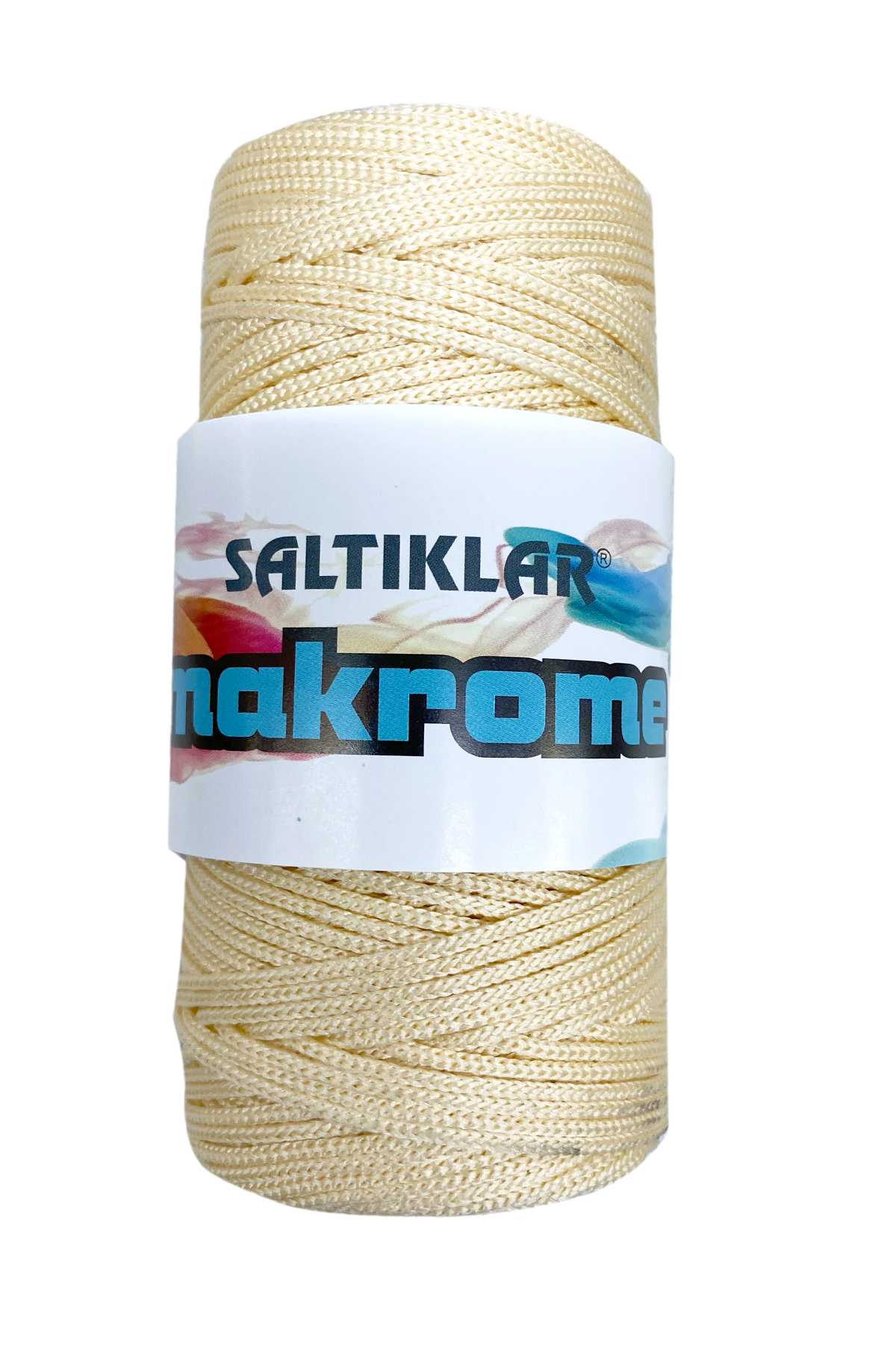 1 Adet Polyester Makrome İpi 270 Krem 100 gr