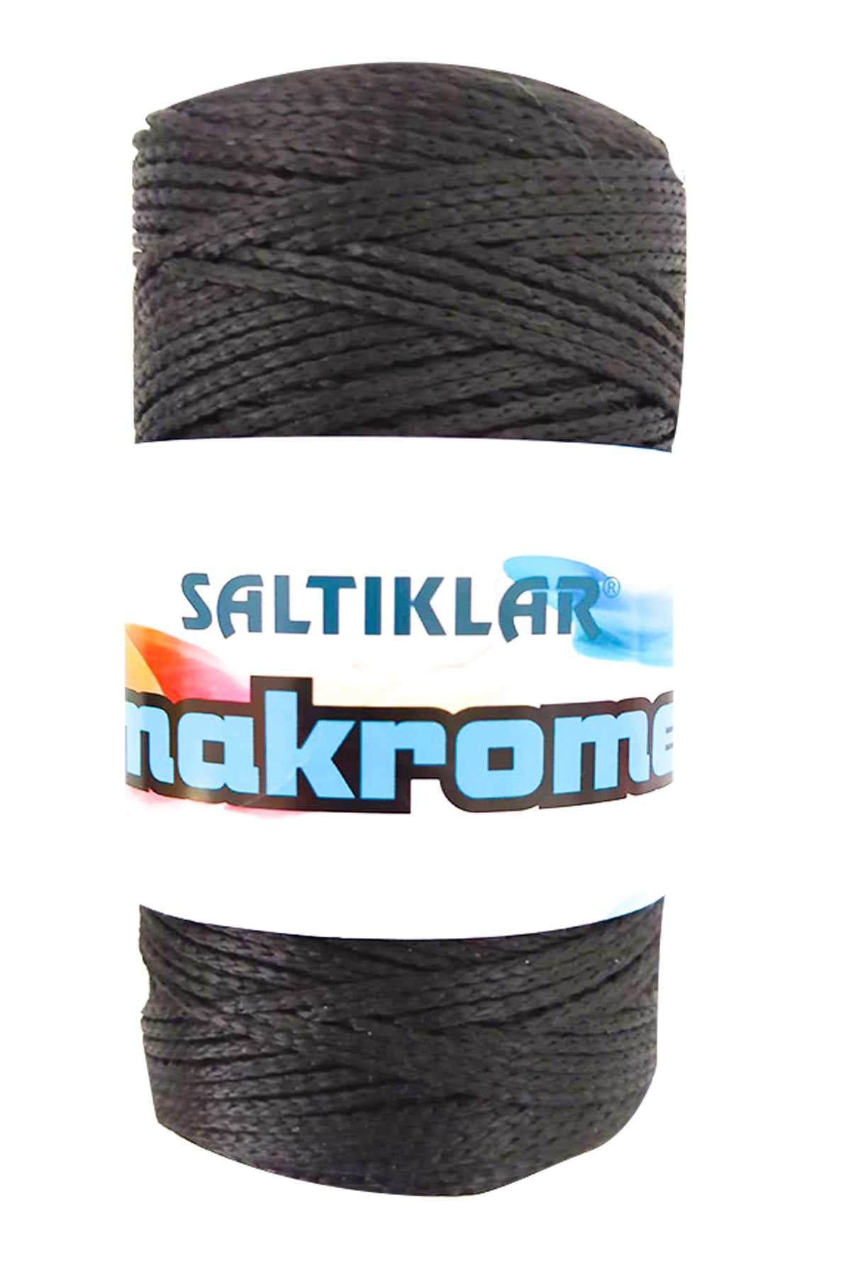 1 Adet Polyester Makrome İpi SYH Siyah 100 gr