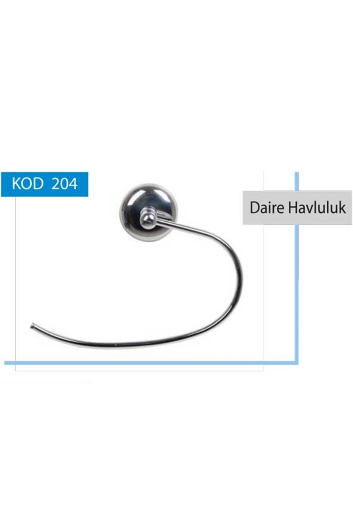 Daire Metal Havluluk TAÇ204