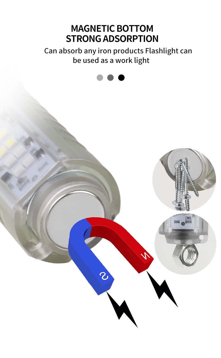 Profesyonel Tg Led Güçlü 8 Modlu Type-c 1000 Lümen Polis Çakarlı Şarjlı El Feneri