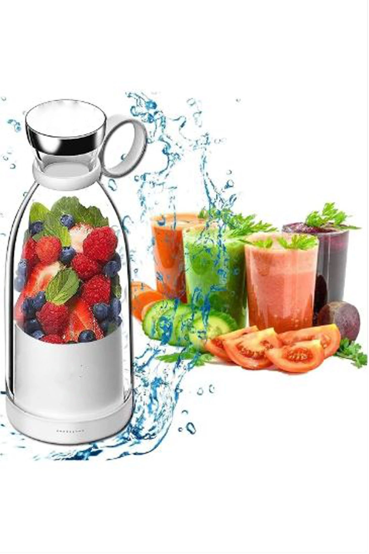 Taşınabilir Mini Blender Beyaz