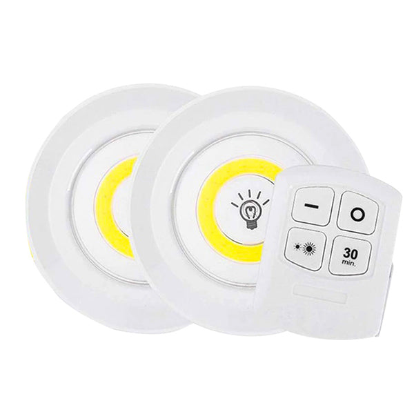 BEYAZ 150 LÜMEN COB LED YUVARLAK ÇİFT AMPÜL KUMANDALI (4767)