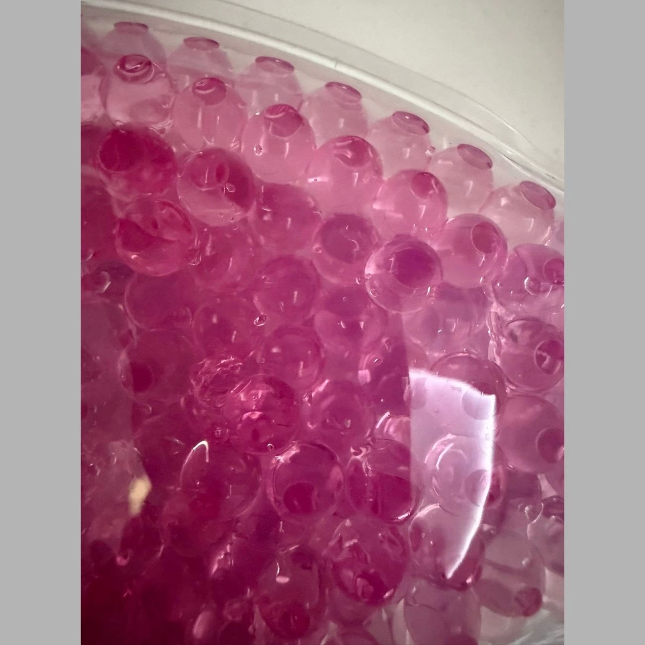 Pembe Jel Boncuklu Göz Maskesi, Soğuk & Sıcak Kullanım Rahatlatıcı Terapi Maskesi