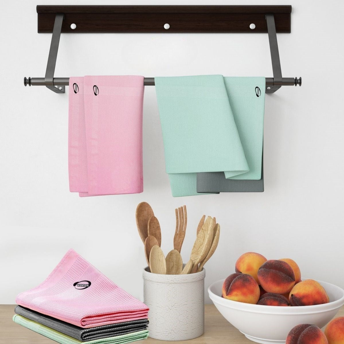 İz Bırakmayan Mikrofiber Temizlik Bezi 3'lü Set Cam ve Ayna Silme Toz Alma Temizlik Bezi