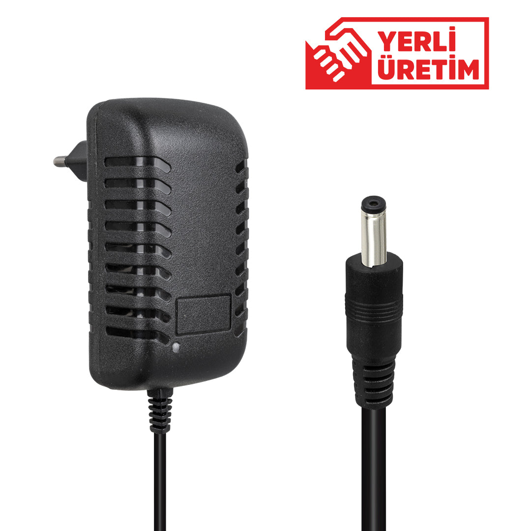 7.8 Volt - 1 Amper 4.0*1.7 Uçlu Kırmızı Yeşıl Ledlı Yerlı üretım Prız Tıpı şarj Adaptörü