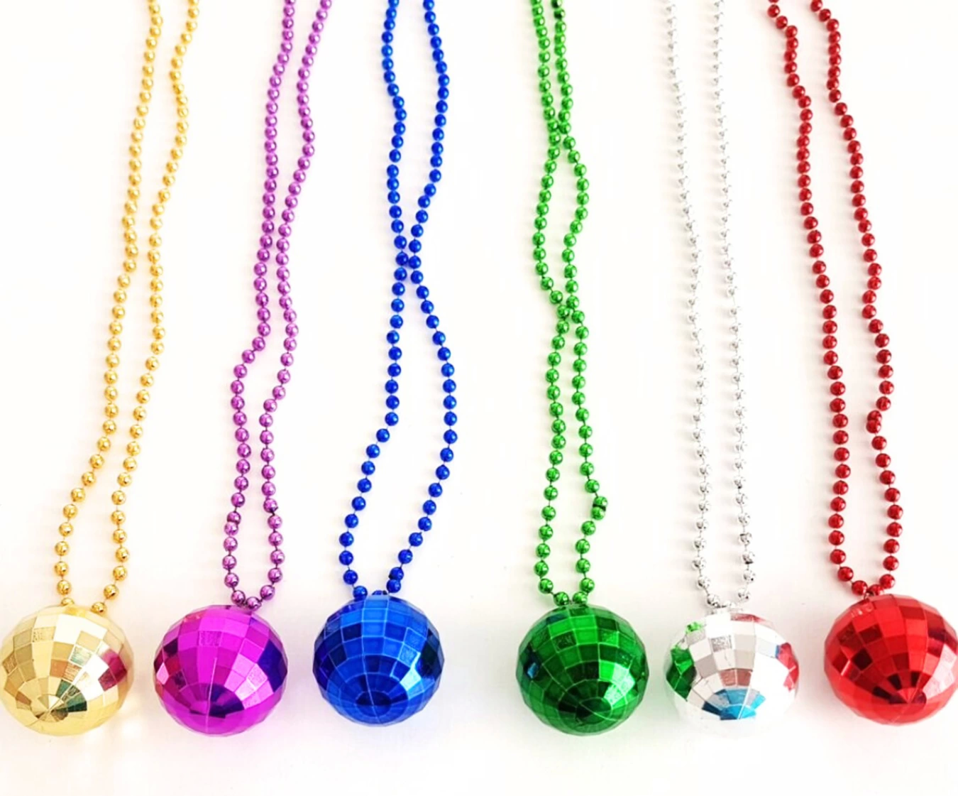 7039ler 8039ler Ve 9039lar Temalı Disko Topu Kolye Seti 6 Adet