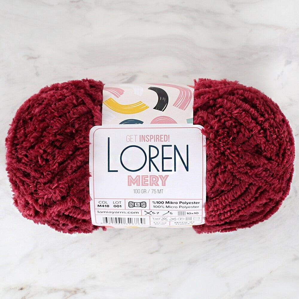 Loren Mery Mürdüm El Örgü İpi - M418