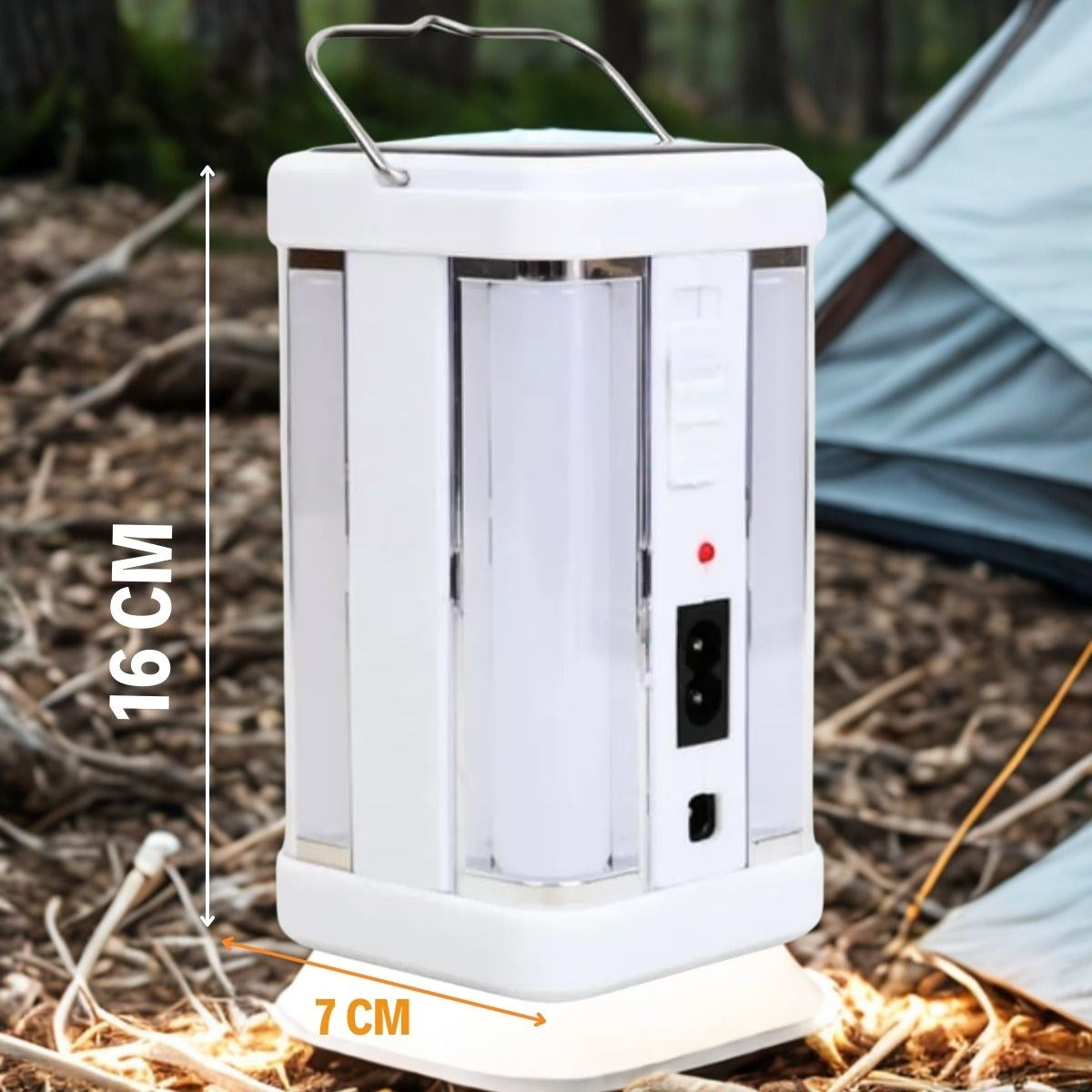 Güneş Enerjili Şarjlı Işık 1200mAh Yeniden Şarj Edilebilir Batarya