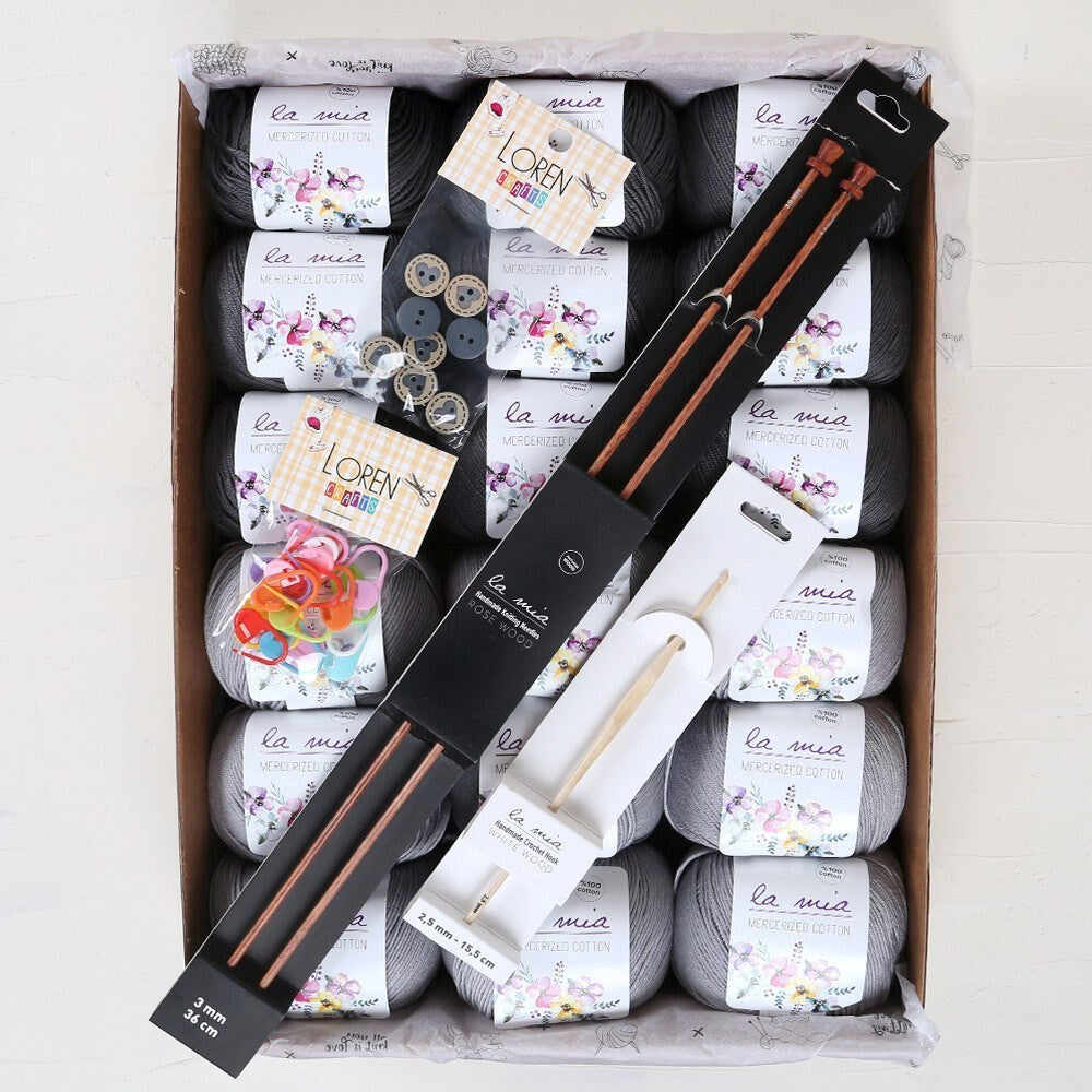 La Mia Mercerized Cotton Elmas Seti