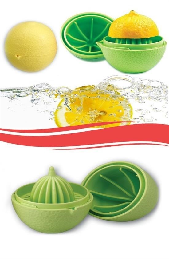 Hazneli Kapaklı Hijyenik Pratik Kolay Limon Sıkacağı Aparatı