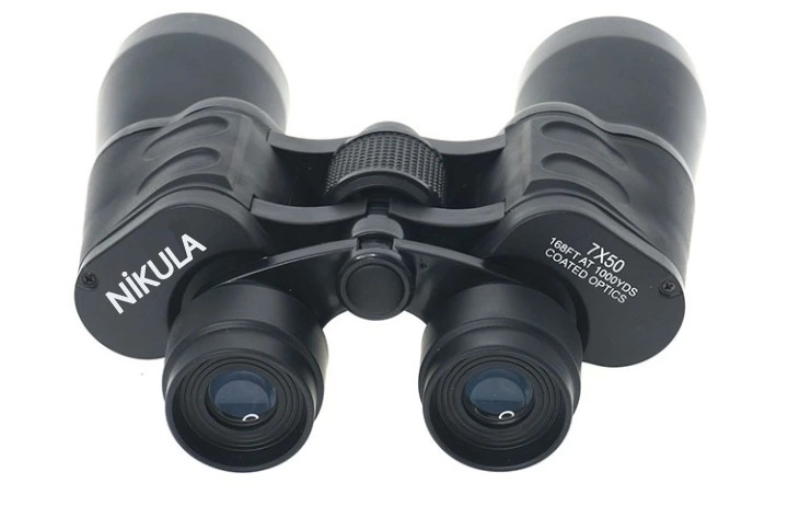 7x50 Kauçuk Kaplamalı Mavı Cam Mercekli Dürbün