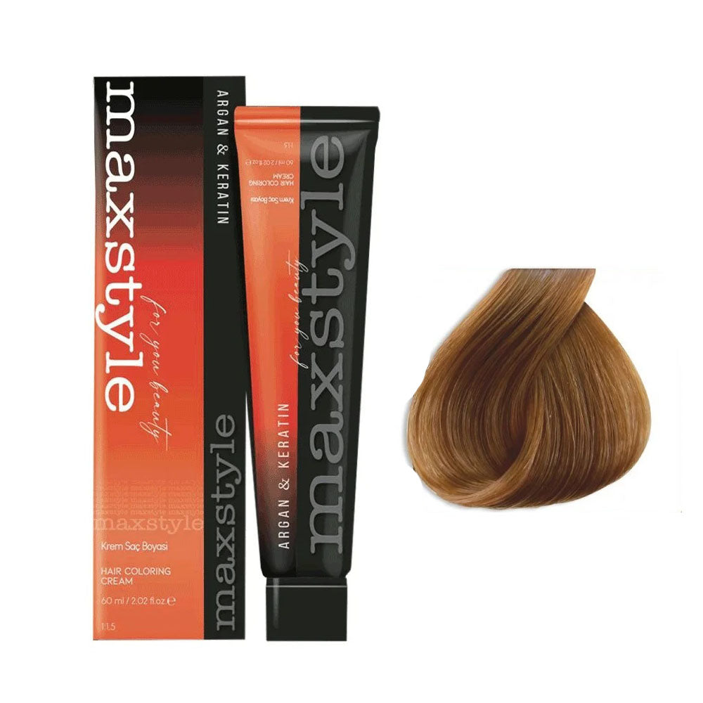 Maxstyle Argan Keratin Saç Boyası 8.3 Açık Kumral Dore x 2 Adet