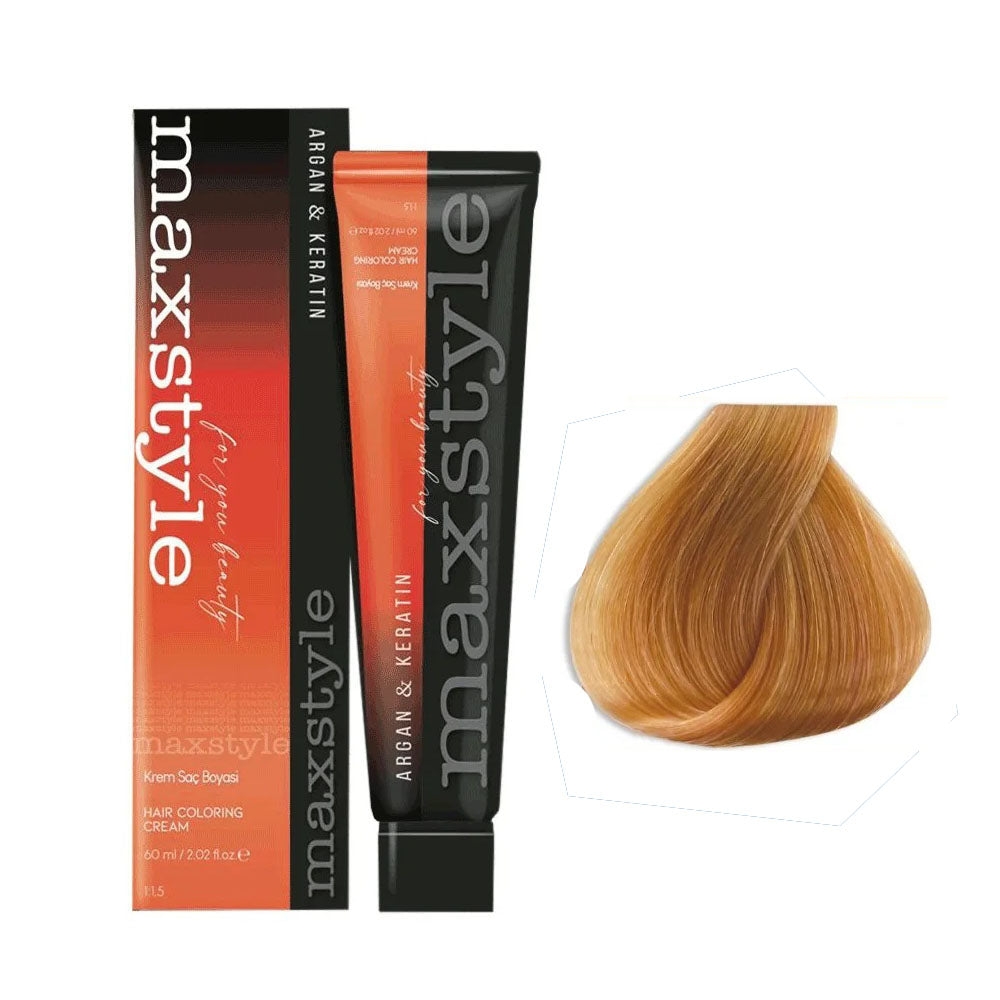 Maxstyle Argan Keratin Saç Boyası 8.33 Bal Köpüğü x 2 Adet