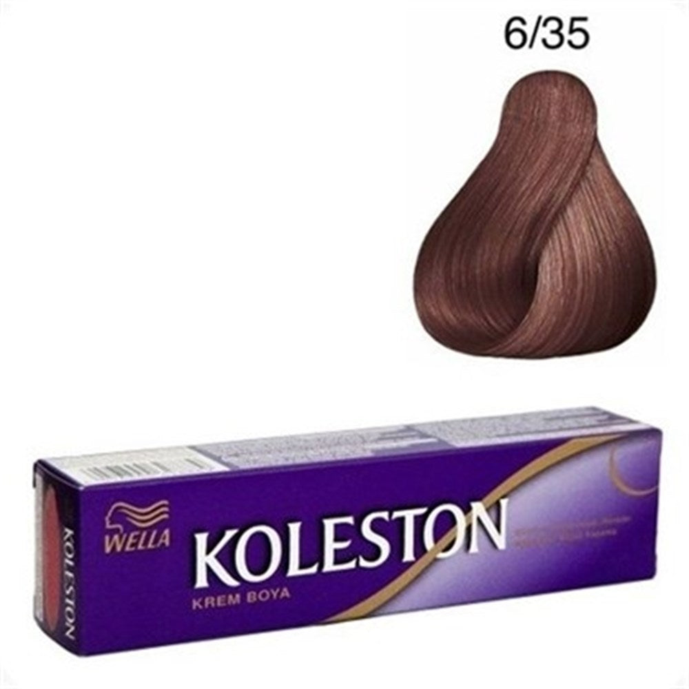 Koleston Tüp Boya  6/35 Elegan Kahve + Sıvı oksidan