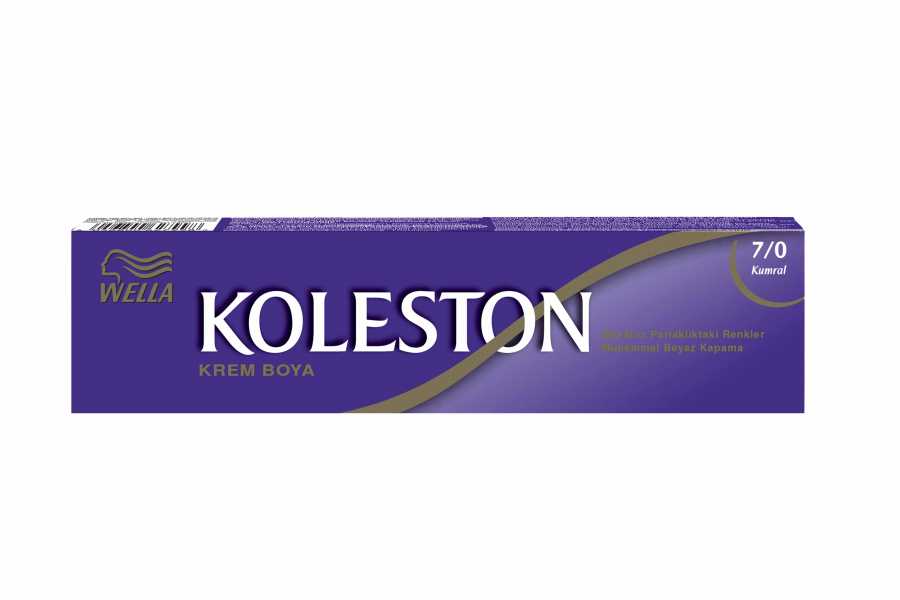 Koleston Tüp Boya  7/0 Kumral x 4 Adet + Sıvı Oksidan 4 Adet