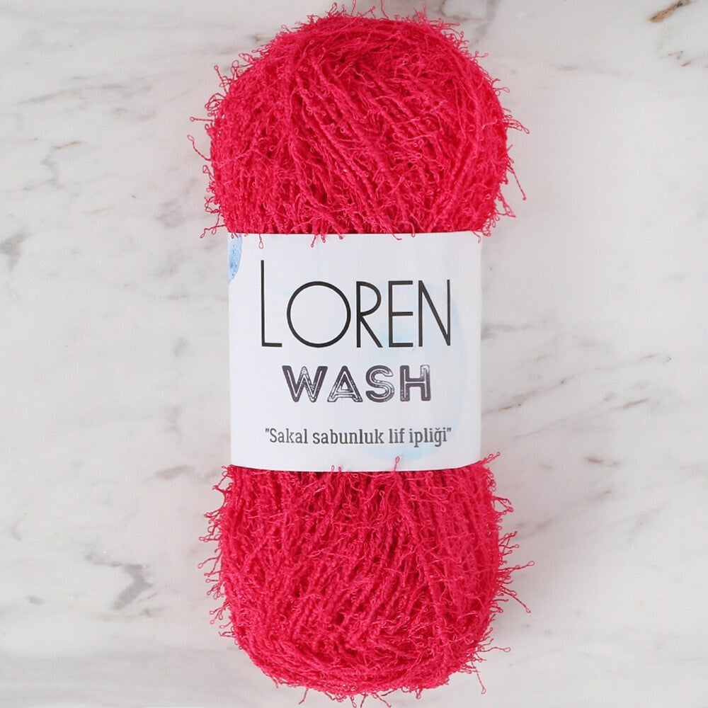 Loren Wash Fuşya El Örgü İpi - R095 - 34026