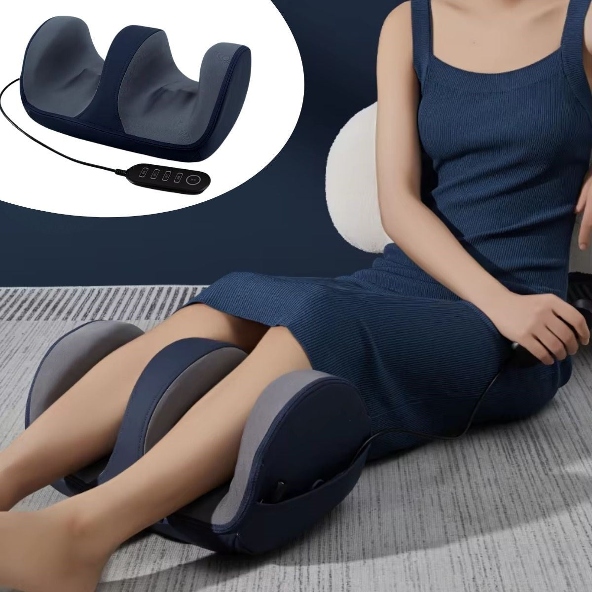 Ayak,Baldır ve Bilekler İçin Rahatlatıcı Kumandalı Masaj Aleti