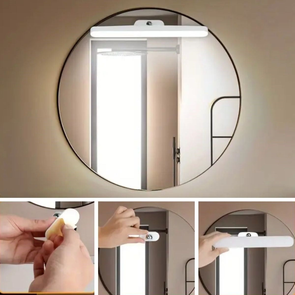 Dokunmatik USB İle Şarj Olabilen 27 cm Led Aydınlatma Makyaj Aynası Işığı