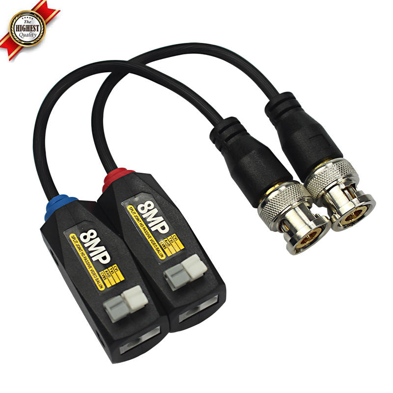 8mp 1080p 2kv 250-400 Meters HD-tvi/cvi/ahd/cvbs HD Video Balun 