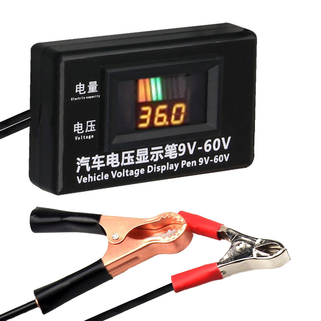 9-60V Otomotiv Lcd Dijital Devre Test Cihazı Gerilim Ölçer