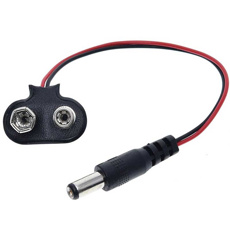 9 Volt 2.1Mm Jacklı Pil Başlığı  (Ic-232A)  