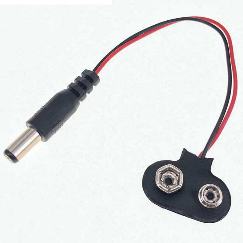 9 VOLT 2.1MM JACKLI PİL BAŞLIĞI