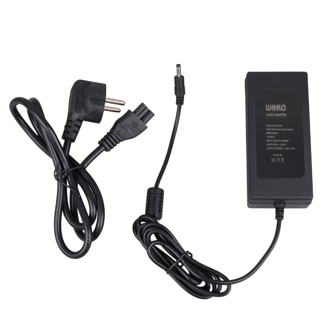 9 Volt - 5 Amper Yazar Kasa/ Pos Maki̇nesi̇ Masaüstü Adaptör 4.0*1.7 Mm Uçlu