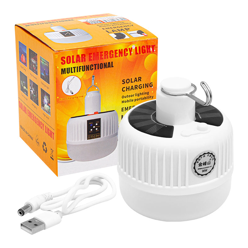 90 WATT 24 LEDLİ ÇOK FONKSİYONLU SOLAR ACİL DURUM LAMBASI (4620)