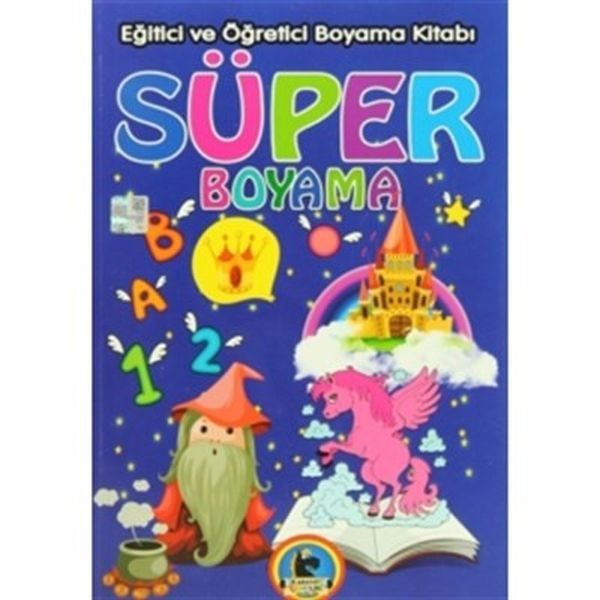 Süper Boyama - Eğitici ve Öğretici Boyama Kitabı  (4022)