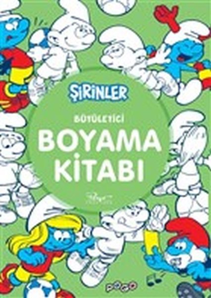 Büyüleyici Boyama Kitabı - Şirinler  (4022)