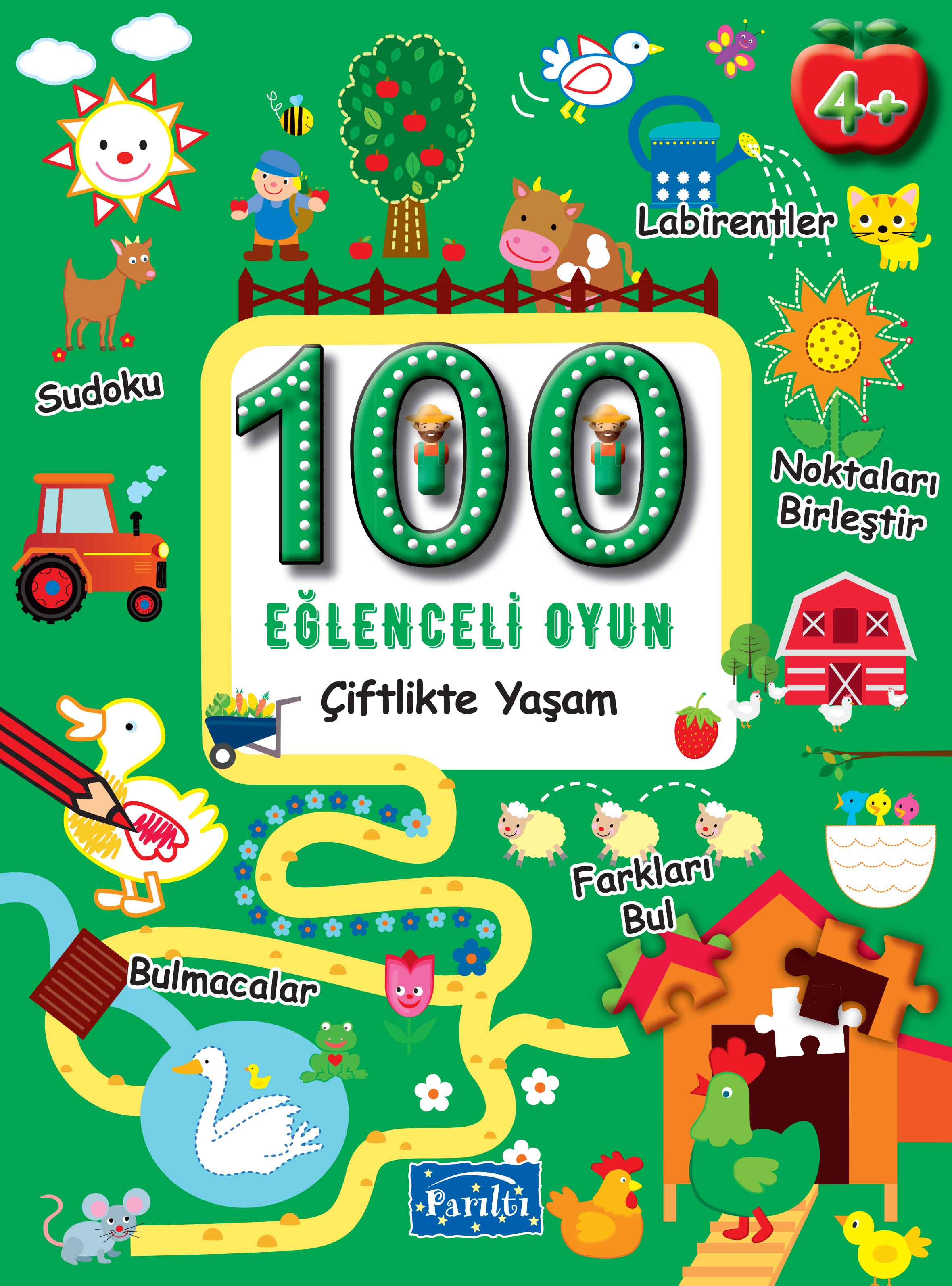 100 Eğlenceli Oyun - Çiftlikte Yaşam  (4022)