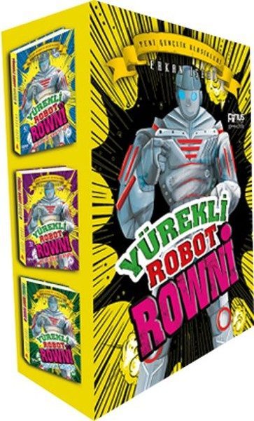 Yürekli Robot Rowni Seti - 3 Kitap Kutulu  (4022)