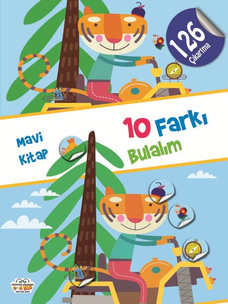 10 Farkı Bulalım -Mavi Kitap  (4022)