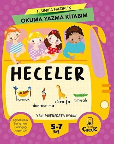 1. Sınıfa Hazırlık Okuma Yazma Kitabım Heceler  (4022)